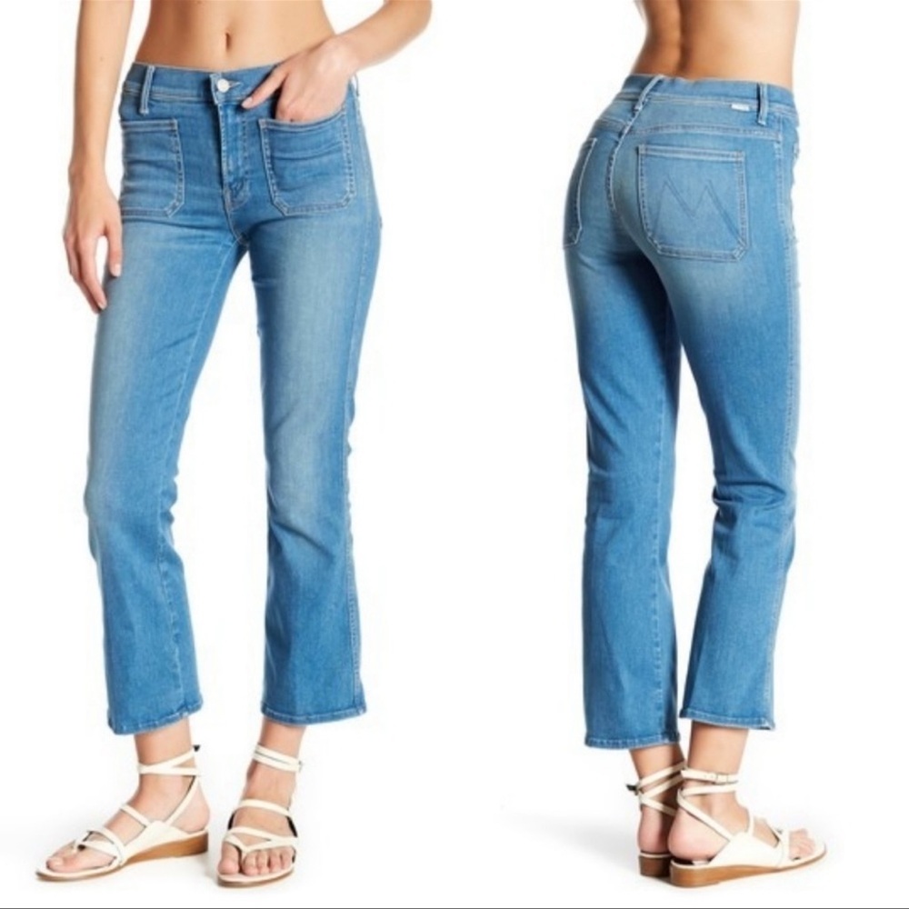 MOTHER Blue Ankle & Cropped Jeans